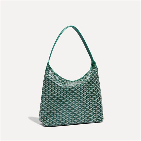 grey goyardine hobo bag